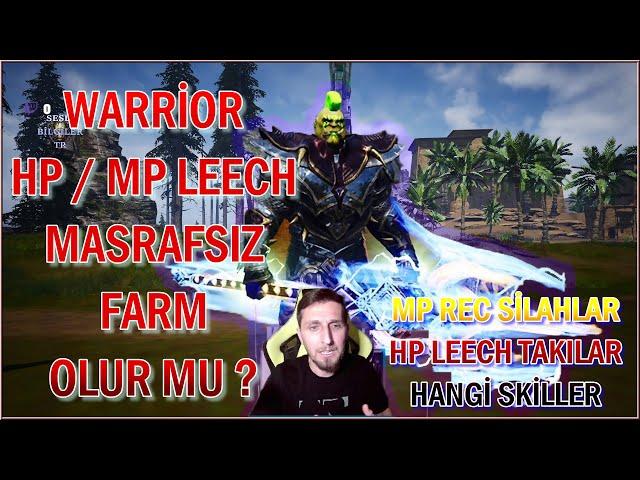 Rise WARRİOR ile SIFIR veya SIFIRA YAKIN Masrafsız FARM Atılır MI ! -Silah & Takı HP MP Leech Durumu