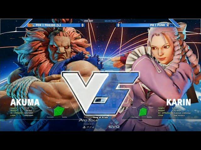 SFV: Echo Fox Tokido vs PG Punk - EVO 2017 Grand Final - CPT2017