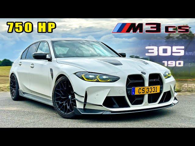 BMW M3 CS 750HP // REVIEW on Autobahn