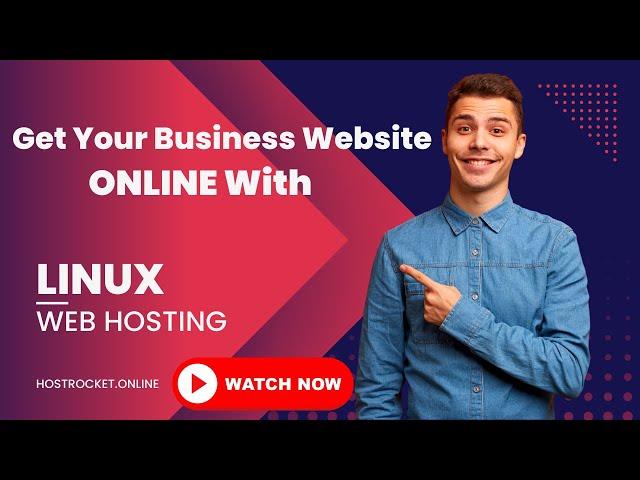 Linux Web Hosting | Linux web server | Host Rocket Hosting