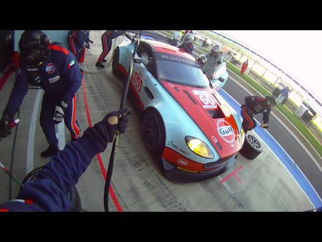 Gulf AMR Middle East - Silverstone Pit Stop from Head Camera