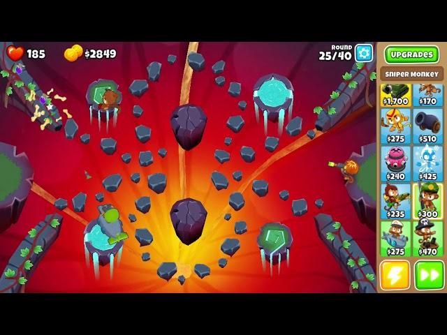 BTD 6 - How to beat Infernal on Easy Difficulty! |No MK, No Powers, No Heroes|