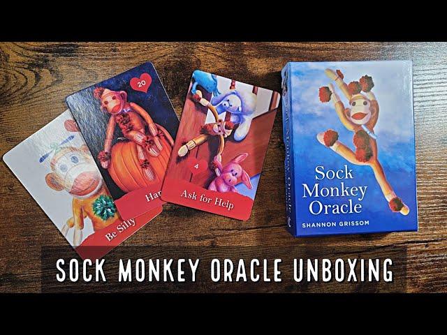 Sock Monkey Oracle | Unboxing and Flip Through