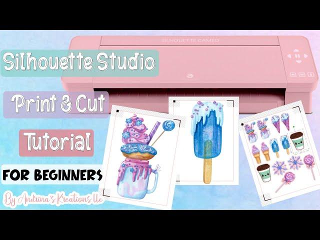 How to Print and Cut with Silhouette Studio | Tutorial for Beginners