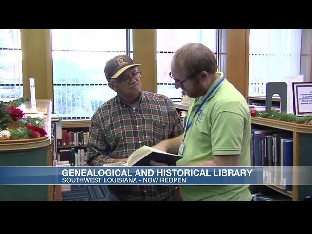 Southwest Louisiana genealogy library reopens