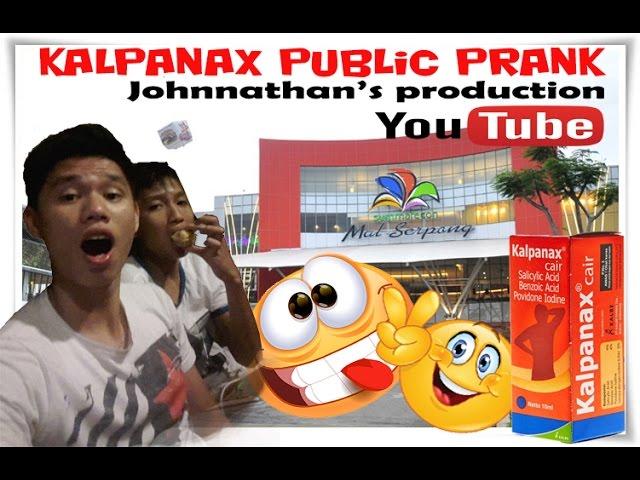 The kalpanax prank  *biji ampir angus jalan" di mall pake kalpanax ...