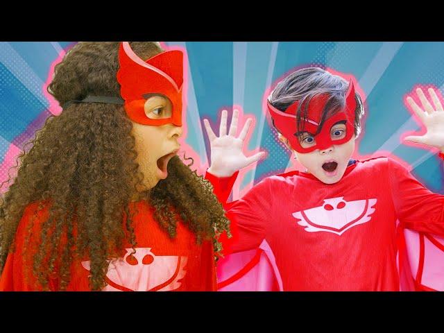 PJ Masks in Real Life | Who Is The Real Owlette? | Animal Power | PJ Masks Official