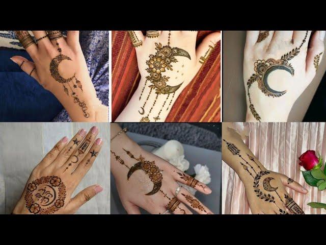 Ramzan mehndi designs 2025 | easy moon mehndi designs simple and beautiful