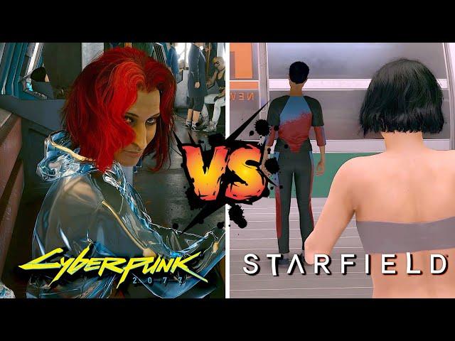 Starfield vs Cyberpunk 2077 Metro System Comparison