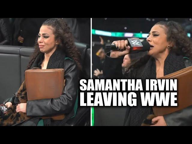 Samantha Irvin Is Leaving WWE