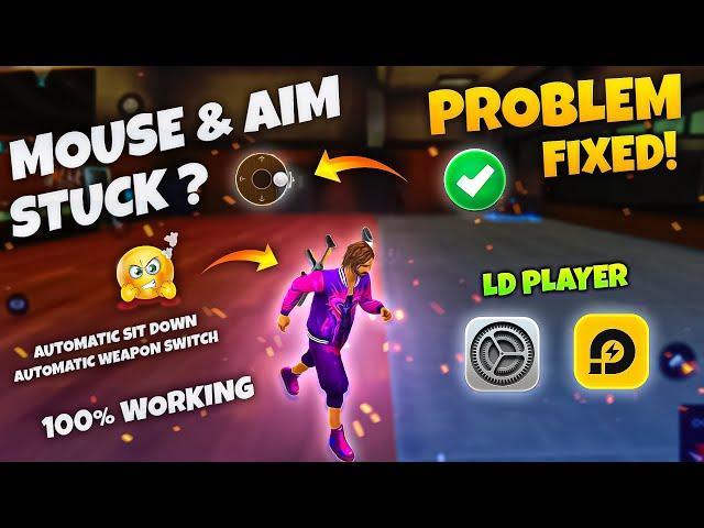 How to Solve Mouse & Aim Stuck Problem in Free Fire PC | FreeFire Aim Stuck Problem in PC ld Player