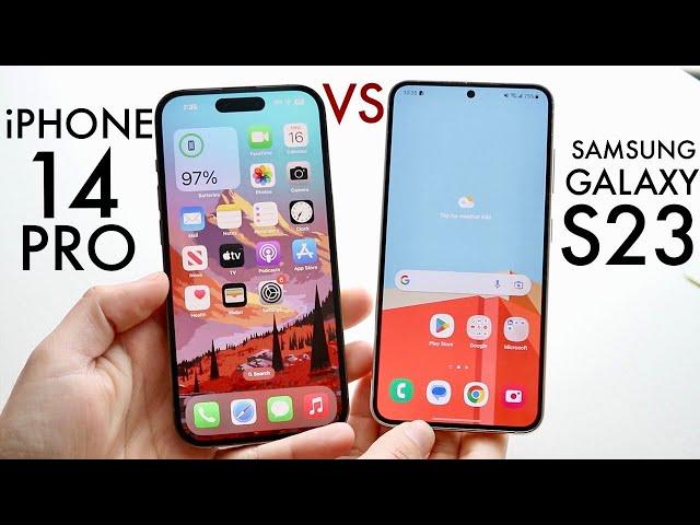 Samsung Galaxy S23 Vs iPhone 14 Pro! (Comparison) (Review)