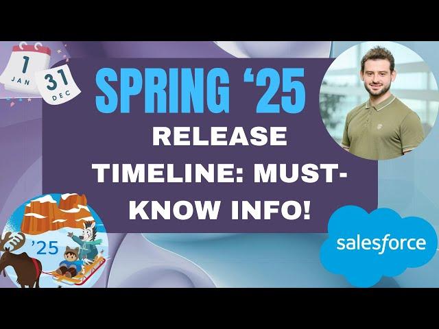 Spring '25 Release Timeline | Winter '25 Calendar Steps: Must-Know Info for Salesforce Users!