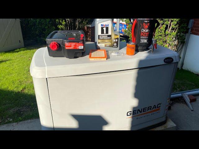 How To Perform Annual Schedule A Maintenance Generac 20kw Automatic Whole House Standby Generator