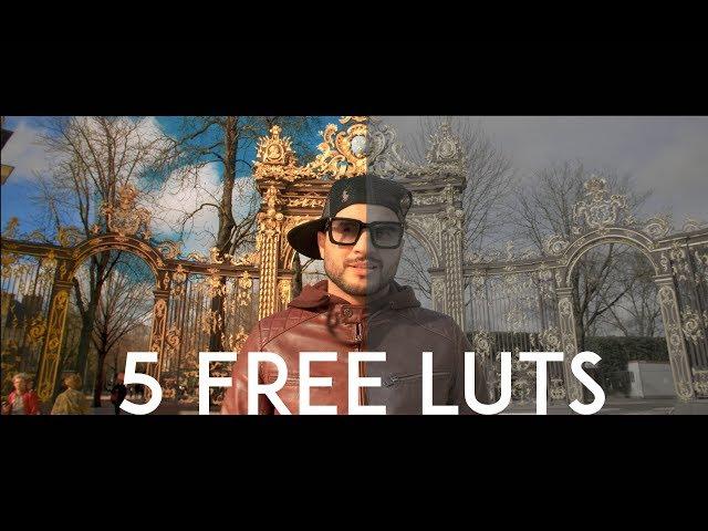 5 Free CINEMATIC LUTs Pack ( Adobe Premiere Pro CC, Final Cut Pro X, Photoshop ...)