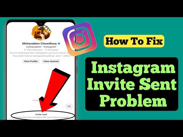 How to fix Instagram invitation sending problem | Instagram message invitation sending problem