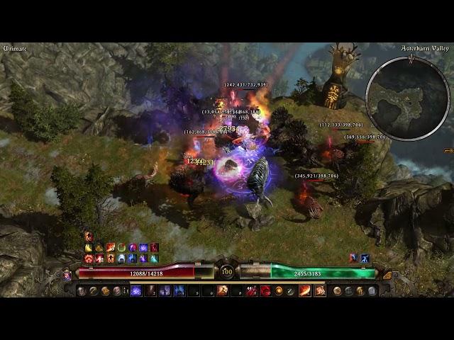 Grim Dawn [1.1.9.1] Stronghold Fire Paladin, Mogdrogen kill.