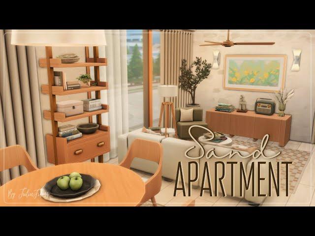 Песочная квартира│Строительство│Sand Apartment│SpeedBuild│NO CC [The Sims 4]