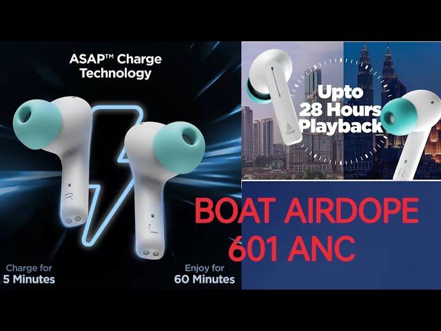 BOAT AIRDOPE 601 ANC REVIEW N SPECIFICATIONS || PRATAP TECHNICAL HINDI UPDATE ON FLIPKART || TECHY