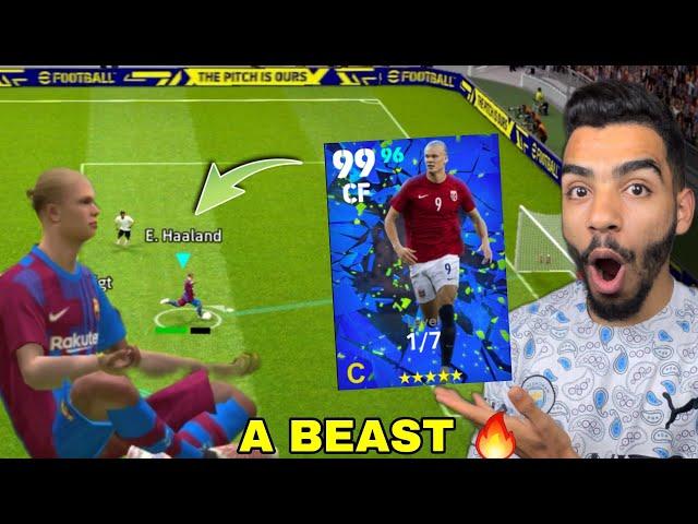 HAALAND's New Featured Card  is Unstoppable  Gameplay review  eFootball 22 mobile