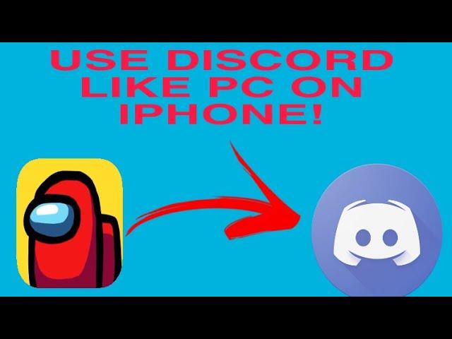 HOW TO USE DISCORD WHILE PLAYING AMONG US ON IPHONE LIKE PC!