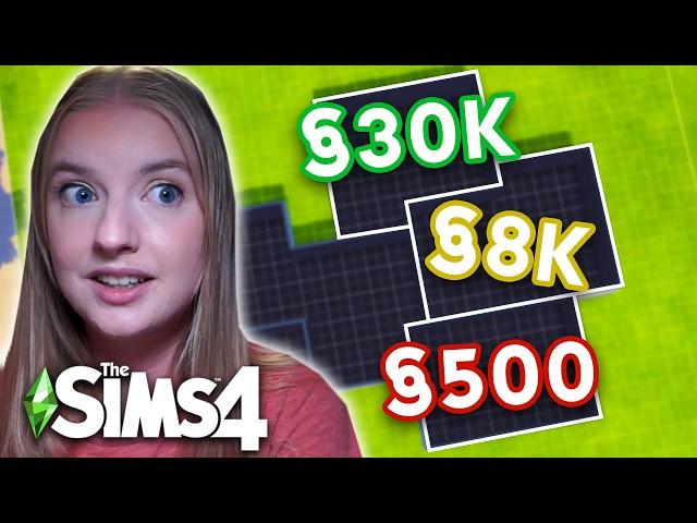 the sims 4 but the budget gets SMALLER with every room