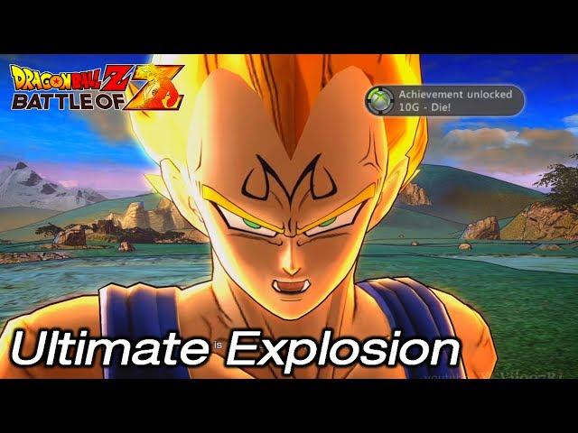 DBZ: Battle of Z - Majin Vegeta's Ultimate Explosion Ultimate Move [HD] Die! Achievement / Trophy