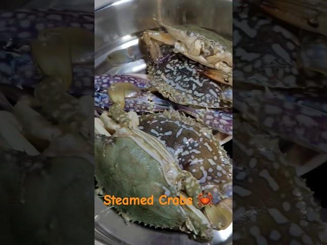 Steamed Crabs #shortvideo #crabs #asmr#crablover 