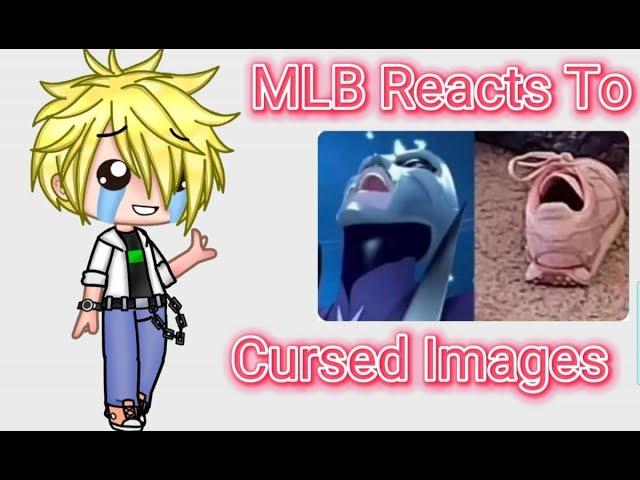 MLB Reacts To Cursed Images |Gacha Club | Black Cat Dragon