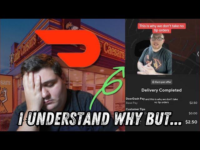 Doordash Driver EXPOSED The Dark Truth about No-Tip Customers! #NoTipNoTrip UberEats Grubhub