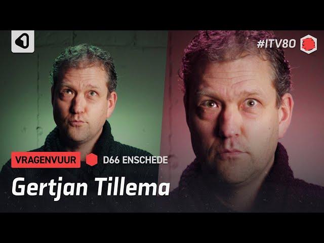 Vragenvuur: Gertjan Tillema (D66 Enschede)