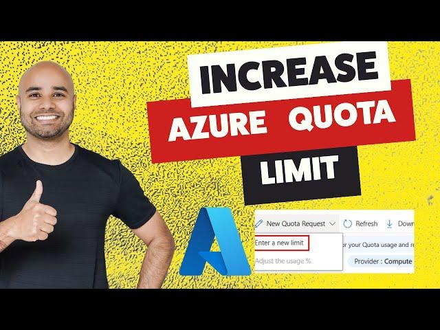 How to create an Azure quota increase request?!