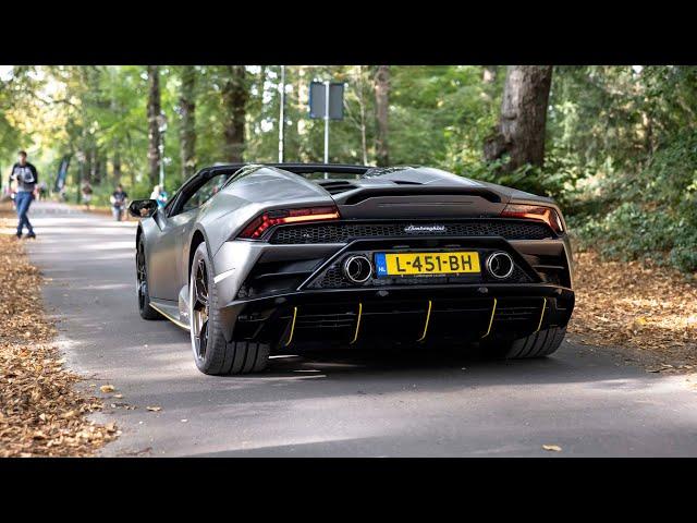Lamborghini Huracan EVO with Akrapovic Exhaust - LOUD Revs & Accelerations