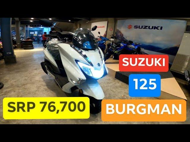 Suzuki Burgman 2021 Street 125 SRP 77,900 DP 7,800 Specs, Review, Sound Check