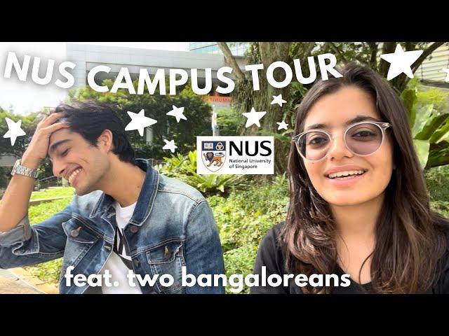 NUS CAMPUS TOUR (food options + amenities!) | amikaukulele & aaravrawal