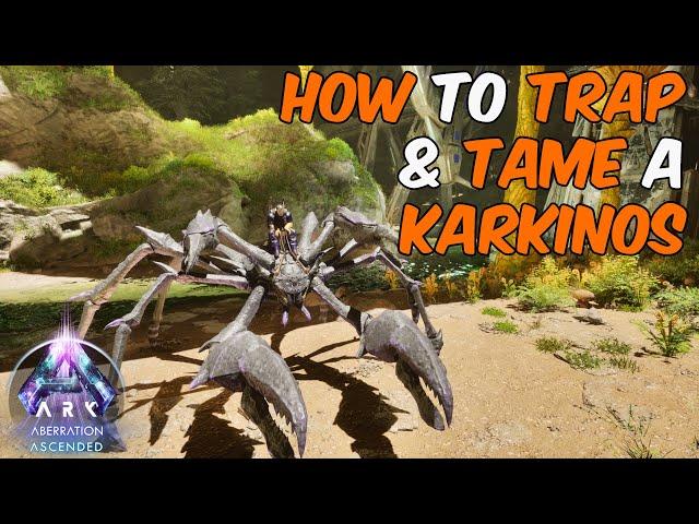 How To Tame a Karkinos in ARK Survival Ascended Aberration