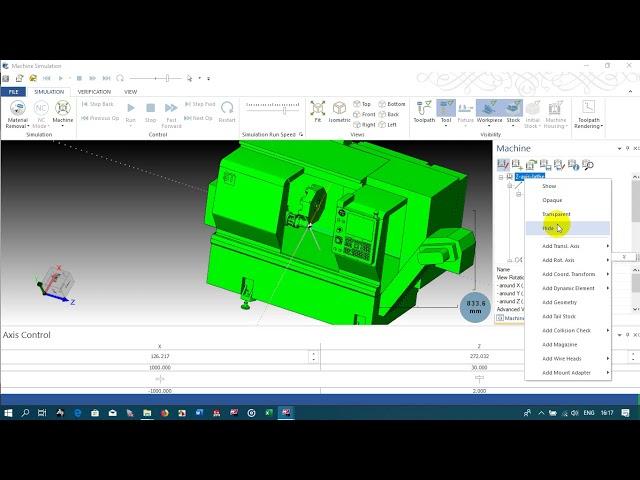 Install 2 Axis lathe in Mastercam 2019