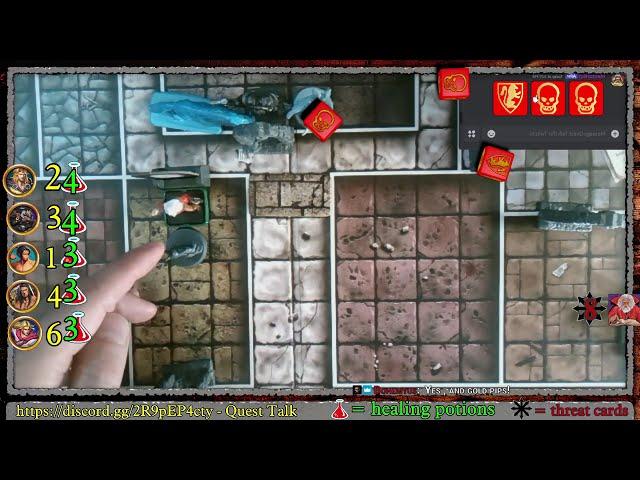 HeroQuest Rise of the Dread Moon Q10 Under the Dread Moon Pt.3 (multiplayer)!