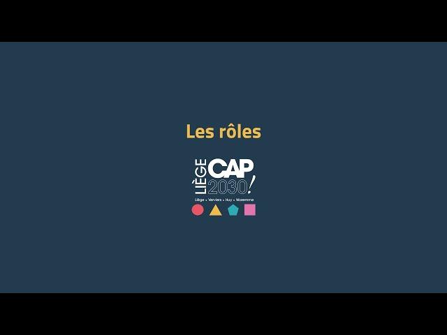 Les rôles du GRE-Liège : Liège, Cap 2030 !