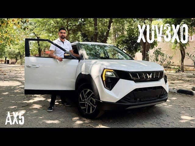 New Mahindra Xuv3XO AX5 Diesel MT @ 12.09L | White Colour - Most Value for money variant!