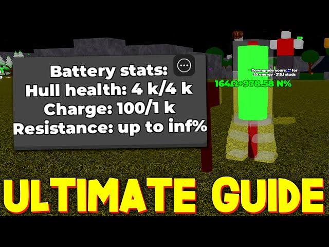 BE A BATTERY GUIDE! (HOW TO GET INF RESISTANCE & HOW TO PLAY & MORE) ROBLOX