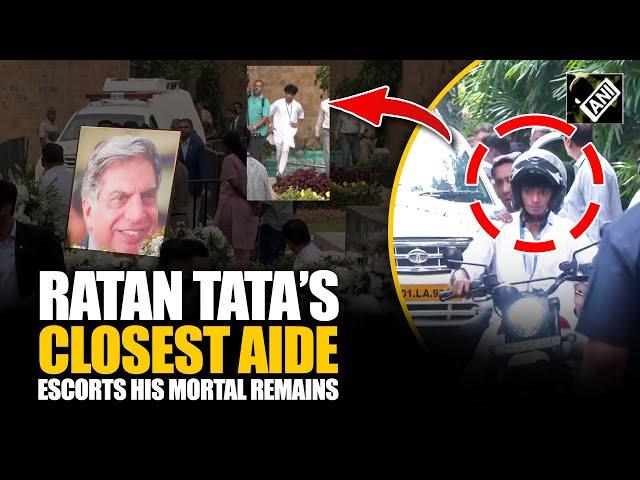 31-year-old Ratan Tata’s closest aide Shantanu escorts his mortal remains ahead of State funeral