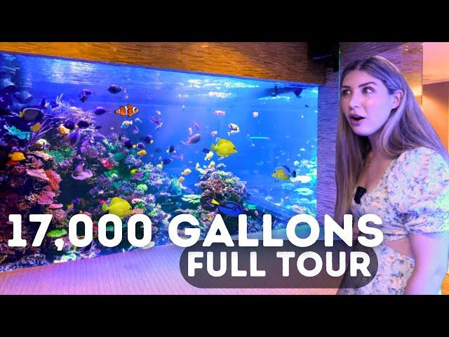 $20 Million Dollar Home REEF Aquarium! (FULL TOUR)