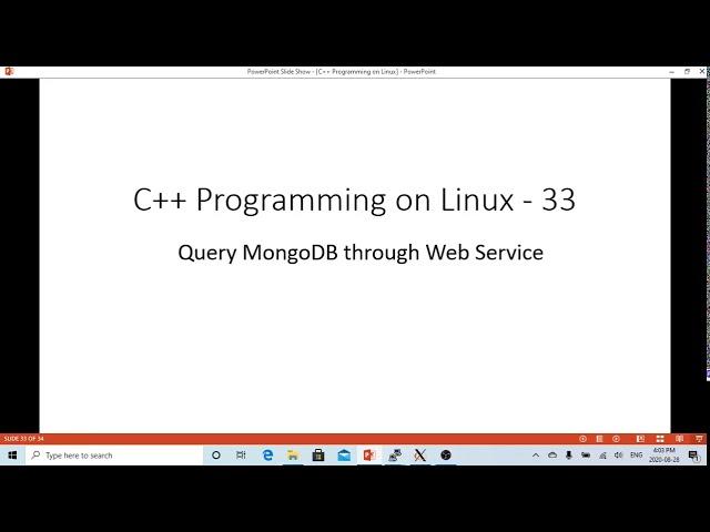 C++ Programming on Linux Query MongoDB through Restful Web Service