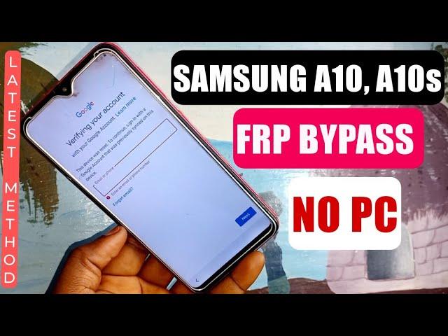 Samsung A10, A10s (SM-A105F) Frp Bypass Android 9.1, 10 || Without Pc Without Sim Card 2023