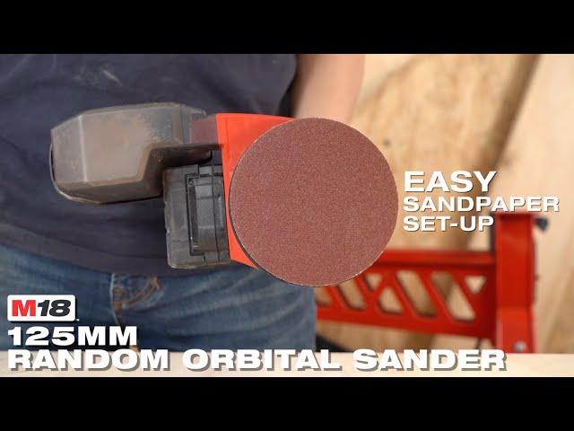 [Carpentry Solutions]Milwaukee M18™ Random Orbit sander