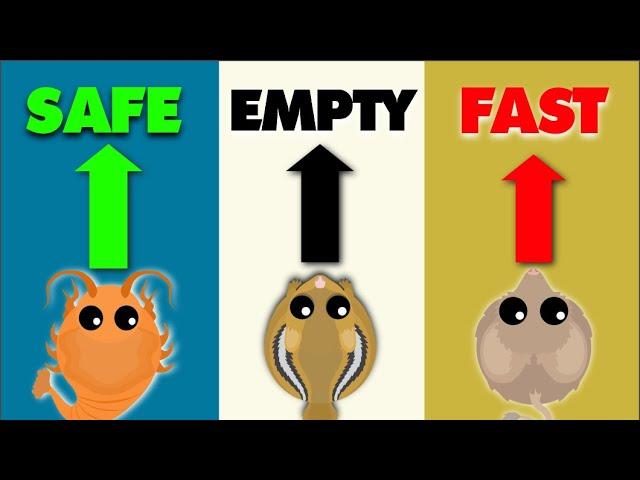 Desert VS Ocean VS Arctic Vs Land In Mope.io - Mope.io Biomes Comparaison