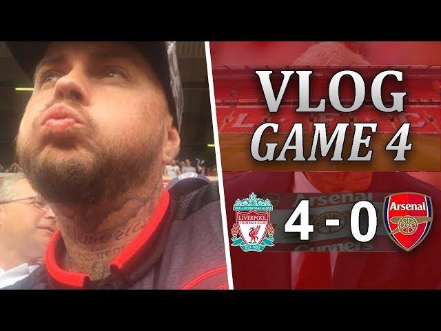 LIVERPOOL 4 v 0 ARSENAL | WENGER OUT!!! | MATCHDAY VLOG