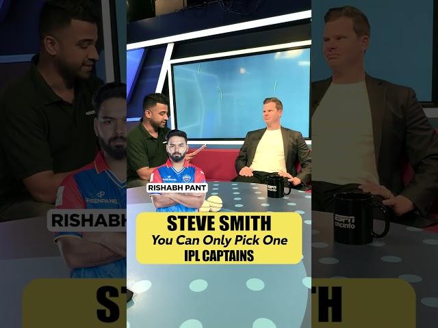 #stevesmith picks between #ipl2024 captains(#sanjusamson fans unite, he's got you ) #cricketshorts