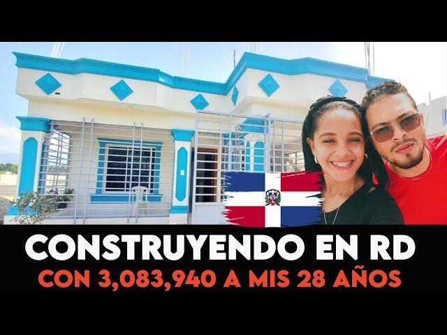 CONSTRUYENDO en RD que se puede hacer con 3 MILLÓNES de PESOS, mi primera casa a los 28 